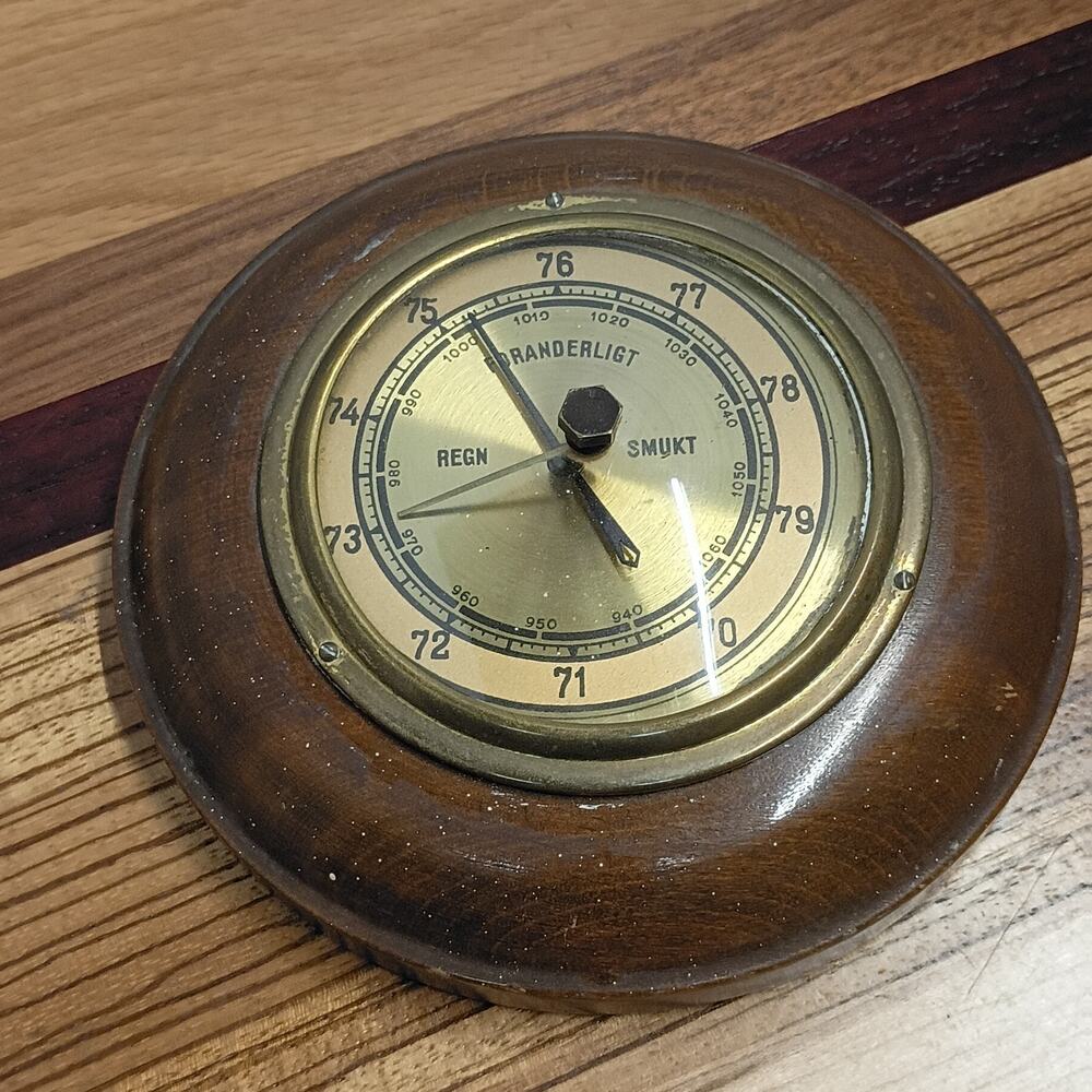 Forster Vintage Naval Barometer German-made